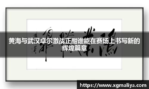 黄海与武汉卓尔激战正酣谁能在赛场上书写新的辉煌篇章
