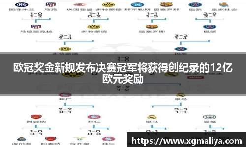 欧冠奖金新规发布决赛冠军将获得创纪录的12亿欧元奖励
